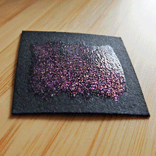Load image into Gallery viewer, Blush Pink Iridescent Fragments - Glitter Paints - Handmade Watercolor Paints (glittery)