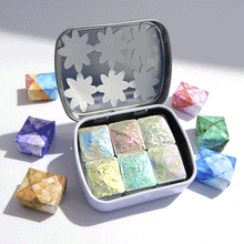 Load image into Gallery viewer, The Fragments Set - 6 Iridescent Glitter Fragments (glittery)