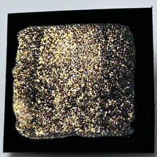 Load image into Gallery viewer, Gold Iridescent Fragments - Glitter Paints - Handmade Watercolor Paints (glittery)
