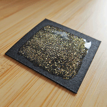 Load image into Gallery viewer, Gold Iridescent Fragments - Glitter Paints - Handmade Watercolor Paints (glittery)