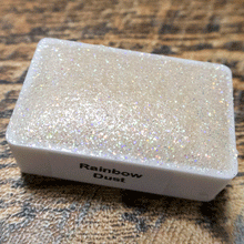 Load image into Gallery viewer, Rainbow Dust FULL PAN - Handmade Watercolor Paints (glitter)