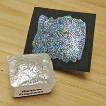 Load image into Gallery viewer, Rainbow Iridescent Fragments - Glitter Paints - Handmade Watercolor Paints (glittery)