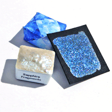 Load image into Gallery viewer, Sapphire Iridescent Fragments - Glitter Paints - Handmade Watercolor Paints (glittery)