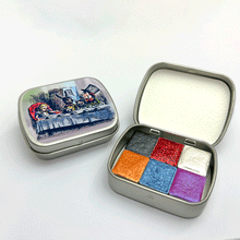 Load image into Gallery viewer, Alice's Adventures in Wonderland Watercolor Set - Handmade Watercolor Paints