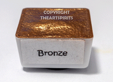 Load image into Gallery viewer, Bronze - Metallic Watercolor Paints Handmade (metallic)