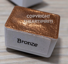 Load image into Gallery viewer, Bronze - Metallic Watercolor Paints Handmade (metallic)