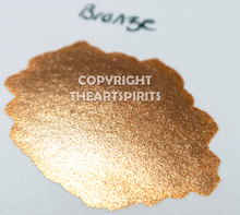 Load image into Gallery viewer, Bronze FULL PAN - Handmade Watercolor Paints (metallic)