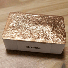 Load image into Gallery viewer, Bronze FULL PAN - Handmade Watercolor Paints (metallic)