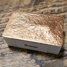 Load image into Gallery viewer, Bronze FULL PAN - Handmade Watercolor Paints (metallic)