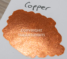 Load image into Gallery viewer, Copper FULL PAN - Handmade Watercolor Paints (metallic)