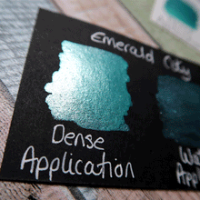 Load image into Gallery viewer, Emerald City - Handmade Watercolor Paints (sparkly metallic)