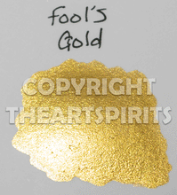 Load image into Gallery viewer, Fool's Gold FULL PAN - Handmade Watercolor Paints (metallic gold)