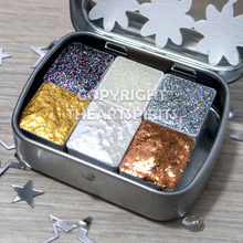 Load image into Gallery viewer, Mini Glitter Set - Handmade Watercolor Paints