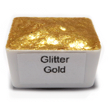 Load image into Gallery viewer, Glitter Gold - Handmade Watercolor Paints (glitter)