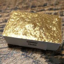 Load image into Gallery viewer, Glitter Gold FULL PAN - Handmade Watercolor Paints (glitter)