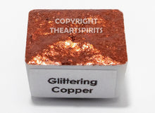Load image into Gallery viewer, Glittering Copper - Handmade Watercolor Paints (glitter)