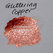 Load image into Gallery viewer, Glittering Copper - Handmade Watercolor Paints (glitter)
