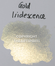 Load image into Gallery viewer, Gold Iridescence FULL PAN - Handmade Watercolor Paints (metallic)