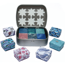 Load image into Gallery viewer, Shiny Shell Pink - Handmade Watercolor Paints (sparkly metallic)