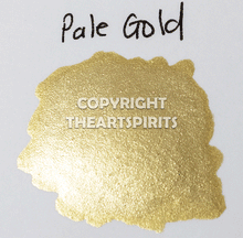 Load image into Gallery viewer, Kremer Pale Gold - Handmade Watercolor Paints (metallic)