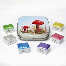 Load image into Gallery viewer, Metallic Pastel Set - Handmade Watercolor Paints