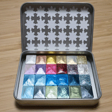 Load image into Gallery viewer, Pick 24 Half Pans Watercolor Set - Handmade Watercolor Paints