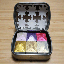 Load image into Gallery viewer, Pick 6 Half Pans Set- Handmade Watercolor Paints