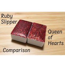 Load image into Gallery viewer, Queen of Hearts FULL PAN - Handmade Watercolor Paints (glitter)