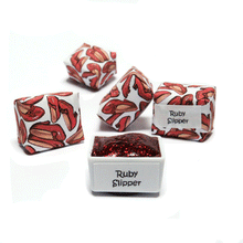 Load image into Gallery viewer, Ruby Slipper - Handmade Watercolor Paints (glitter paint)