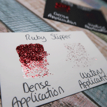 Load image into Gallery viewer, Ruby Slipper - Handmade Watercolor Paints (glitter paint)