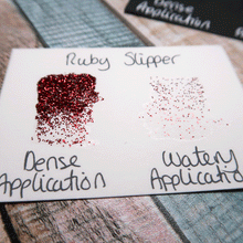Load image into Gallery viewer, Ruby Slipper - Handmade Watercolor Paints (glitter paint)