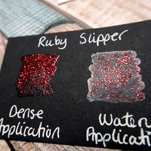 Load image into Gallery viewer, Ruby Slipper - Handmade Watercolor Paints (glitter paint)