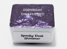 Load image into Gallery viewer, Spooky Lavender- Handmade Watercolor Paints (glitter)