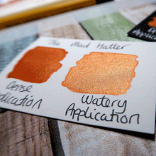 Load image into Gallery viewer, The Mad Hatter FULL PAN - Handmade Watercolor Paints (sparkly metallic)