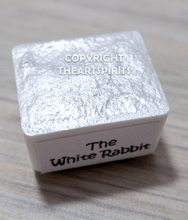 Load image into Gallery viewer, The White Rabbit - Handmade Watercolor Paints (sparkly metallic)