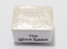 Load image into Gallery viewer, The White Rabbit - Handmade Watercolor Paints (sparkly metallic)