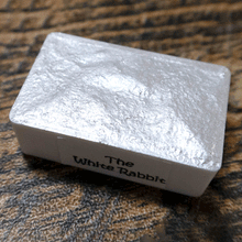 Load image into Gallery viewer, The White Rabbit FULL PAN - Handmade Watercolor Paints (sparkly metallic)