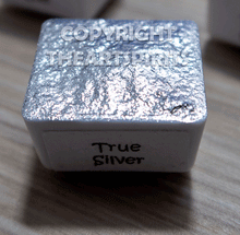 Load image into Gallery viewer, True Silver - Handmade Watercolor Paints (metallic)