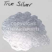 Load image into Gallery viewer, True Silver FULL PAN - Handmade Watercolor Paints (metallic)