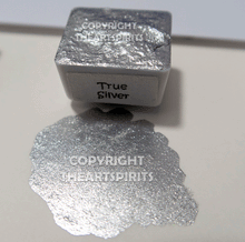 Load image into Gallery viewer, True Silver - Handmade Watercolor Paints (metallic)