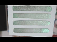 Load and play video in Gallery viewer, Spooky Sage - Handmade Watercolor Paints (glitter)