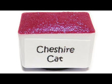 Load and play video in Gallery viewer, Cheshire Cat FULL PAN - Handmade Watercolor Paints (sparkly metallic)