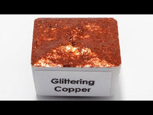 Load and play video in Gallery viewer, Glittering Copper - Handmade Watercolor Paints (glitter)