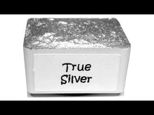 Load and play video in Gallery viewer, True Silver FULL PAN - Handmade Watercolor Paints (metallic)