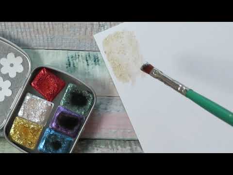 Sparkling Wine - Handmade Watercolor Paints (glitter)