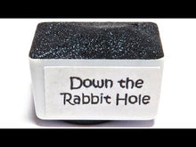 Load and play video in Gallery viewer, Down the Rabbit Hole FULL PAN - Handmade Watercolor Paints (sparkly metallic)