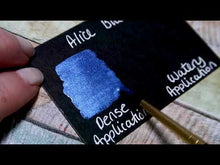 Load and play video in Gallery viewer, Alice Blue - Handmade Watercolor Paints (sparkly metallic)