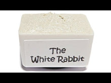 Load and play video in Gallery viewer, The White Rabbit FULL PAN - Handmade Watercolor Paints (sparkly metallic)