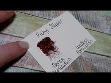 Load and play video in Gallery viewer, Ruby Slipper - Handmade Watercolor Paints (glitter paint)