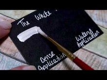 Load and play video in Gallery viewer, The White Rabbit - Handmade Watercolor Paints (sparkly metallic)